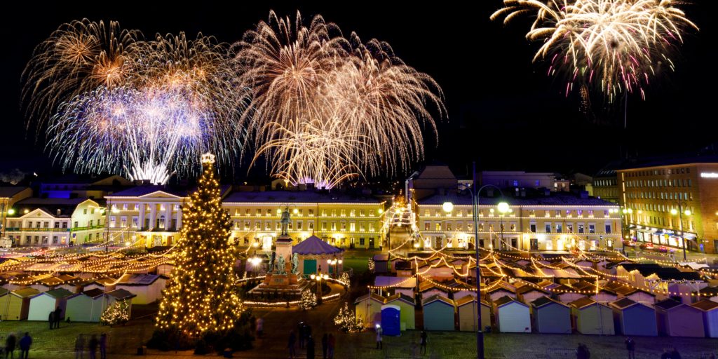 Le marché de Noël à Helsinki