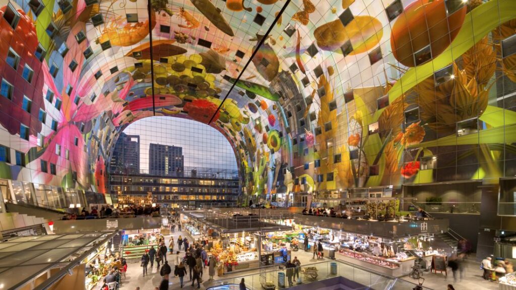 Déménager à Rotterdam: Le market Hall
