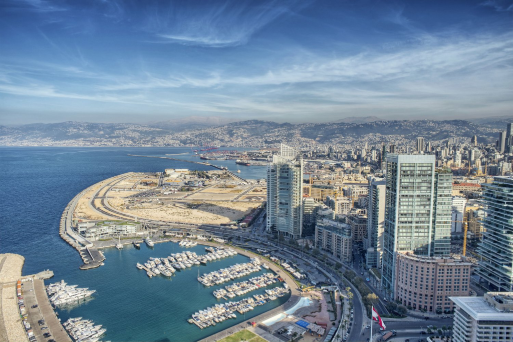 Déménager à Beyrouth: vue d'après la cote de Beyrouth